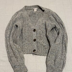 Sincerely Jules Gray Button-Up Cardigan